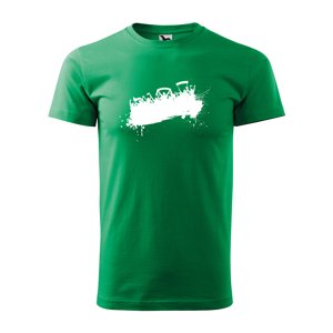 Tričko s potiskem Fanoušci - zelené 3XL
