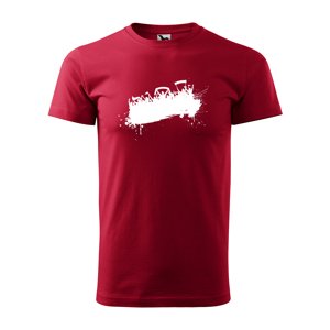 Tričko s potiskem Fanoušci - červené 3XL