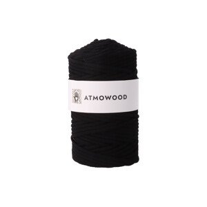 Atmowood příze 5 mm - černá
