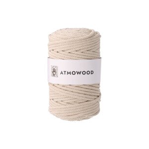 Atmowood příze 5 mm - světle béžová