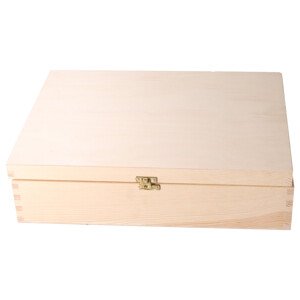 Dřevěná krabička - víko nedoléhá