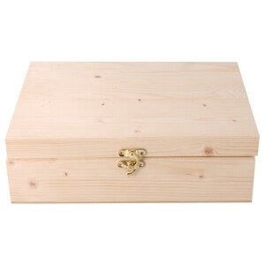 Dřevěná krabička -  víko nedoléhá