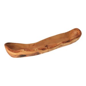 Miska na pečivo z olivového dřeva 40 cm