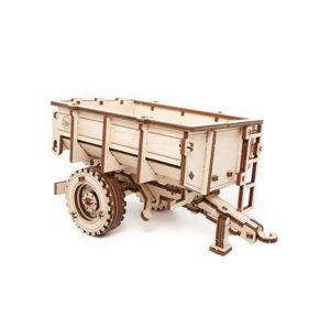 Dřevěné mechanické 3D puzzle - Vlečka pro traktor Belarus-82