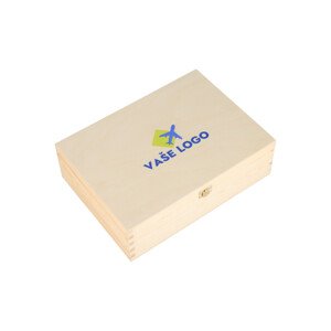 Dřevěná krabička 33,5 x 24,5 x 10 cm