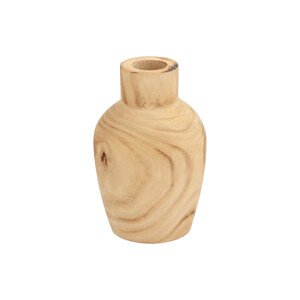 Dřevěná tradiční váza 19 cm
