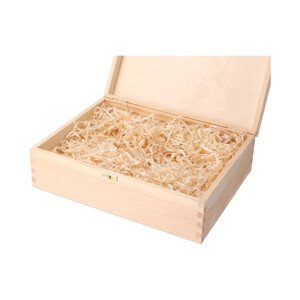Dárková dřevěná krabička s vlnou
