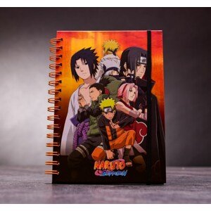 Zápisník s hrdiny série Naruto