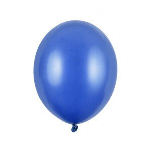 Nafukovací metalické balónky z latexu - modré 20 ks