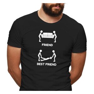Pánské tričko s potiskem “Friend or Best Friend”