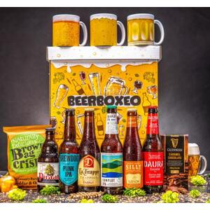 Beerboxeo plné pivních speciálů EXCLUSIVE s pivním Hrnkem
