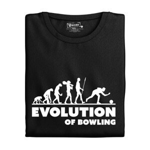 Pánské tričko s potiskem "Evolution of Bowling"