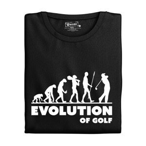 Pánské tričko s potiskem "Evolution of Golf"