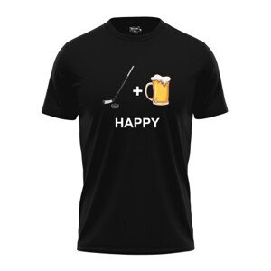 Pánské tričko s potiskem "Hokej+pivo"