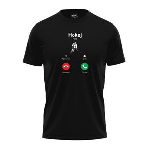 Pánské tričko s potiskem "Hokej volá"